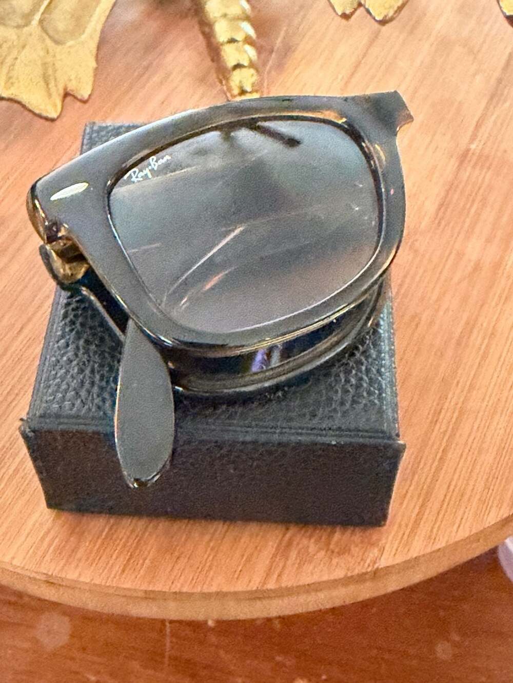 Ray-Ban Wayfarer Folding Tortoise RB4105 50[]22 Made In Italy Rayban